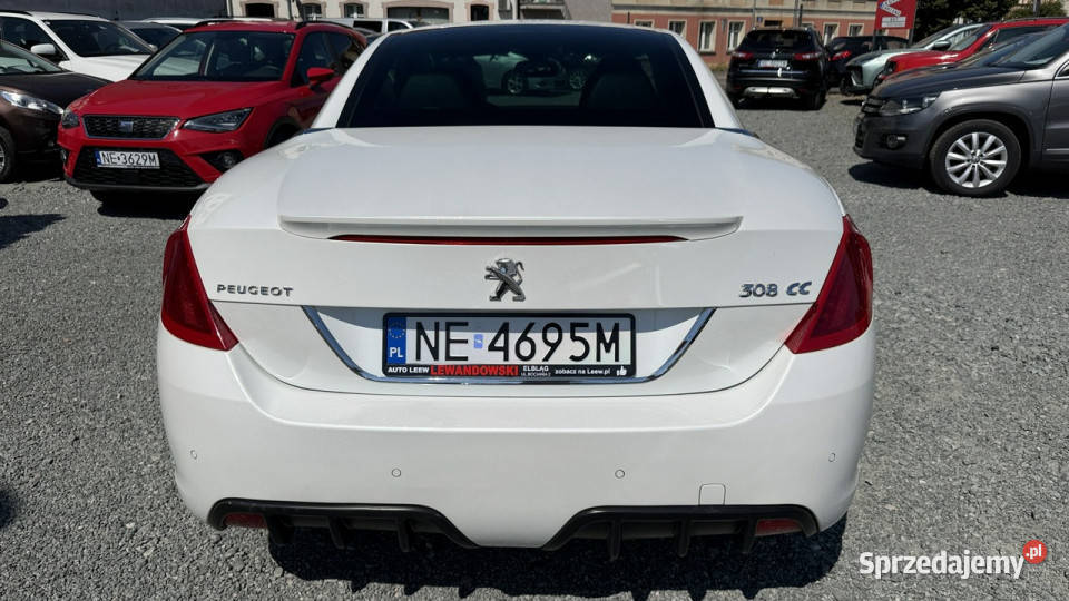 Peugeot 308 CC Cabrio 20 Diesel Moc 163 VAT marża warmińsko-mazurskie Elbląg