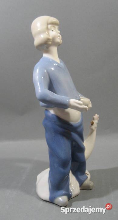 Figurka Porcelanowa Niemiecka Sitzendorf 15 Porcelana i szkło