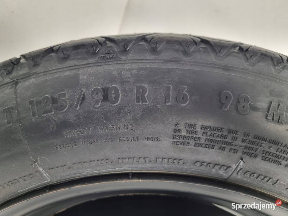 KOŁO DOJAZDOWE ZAPASOWE Rover 75 12590 R16 5x100 Chełm