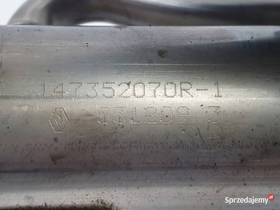 Renault Megane III 15 DCI CHŁODNICA SPALIN EGR lubelskie Rudka