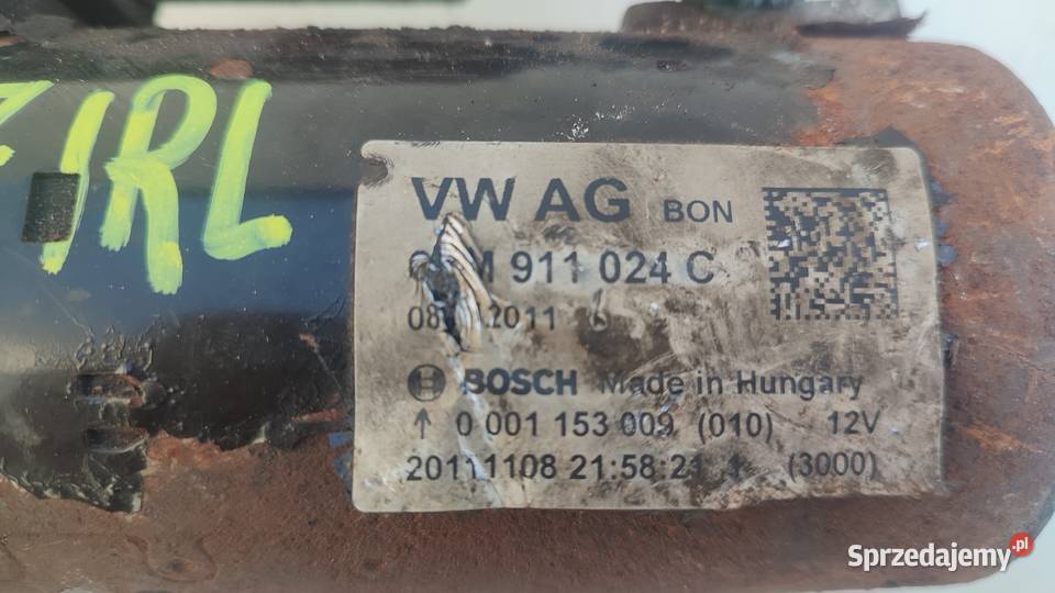 ROZRUSZNIK VW PASSAT B7 TIGUAN 20 TDI START STOP
