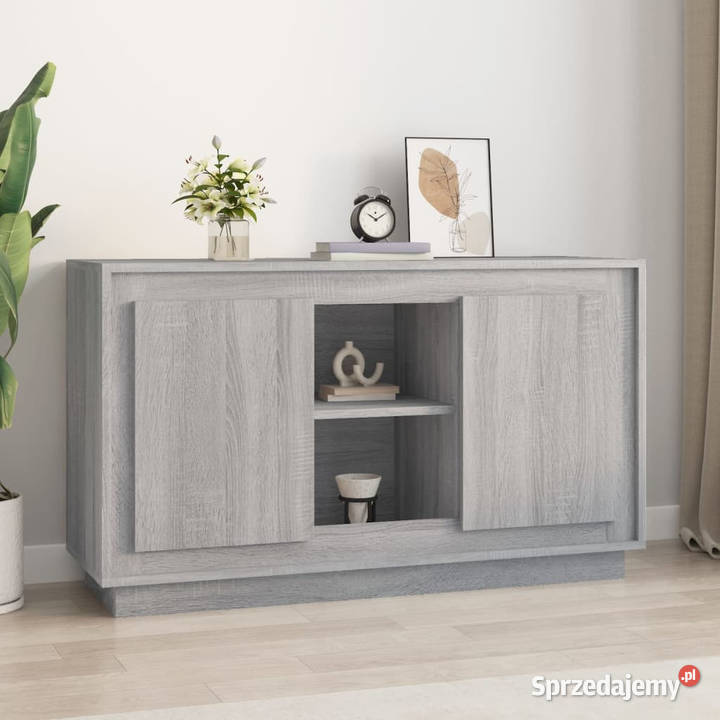 Szafka szary dąb sonoma 102x35x60 materiał Dom i Ogród Warszawa