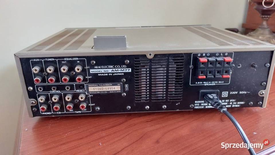 Wzmacniacz AKAI AM M77 kujawsko-pomorskie Nowawieś