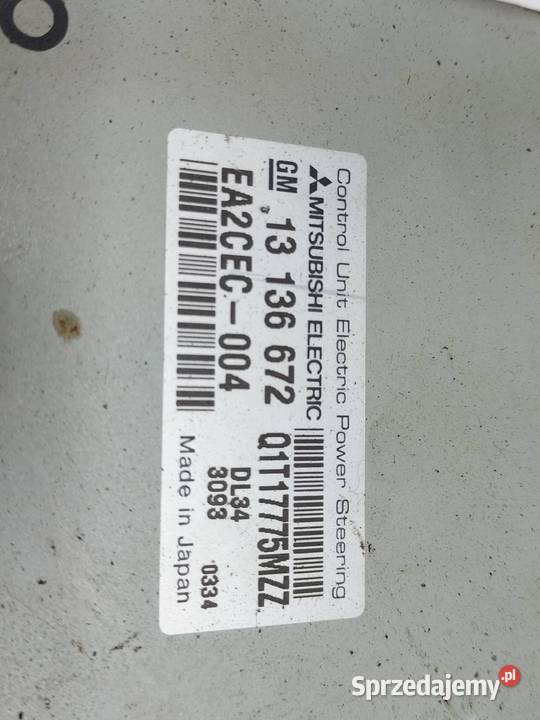 KOLUMNA WSPOMAGANIE ELEKTRYCZNE 13136673 Opel osobowe