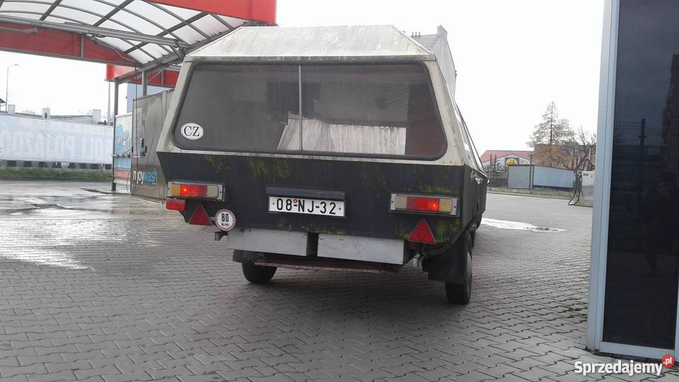Retro Przyczepa kempingowa Ponorka Wenzel PRL Rok produkcji 1980 Zawiercie