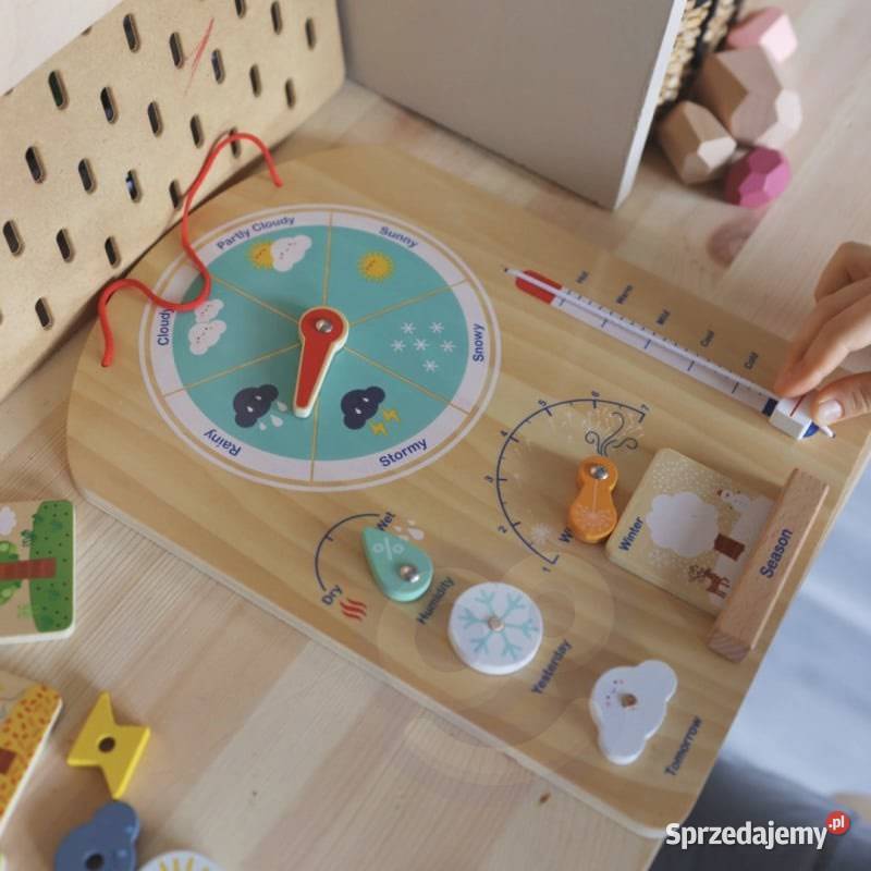 Edukacyjne pudełko Montessori 6w1 dzieci 3 Poznań