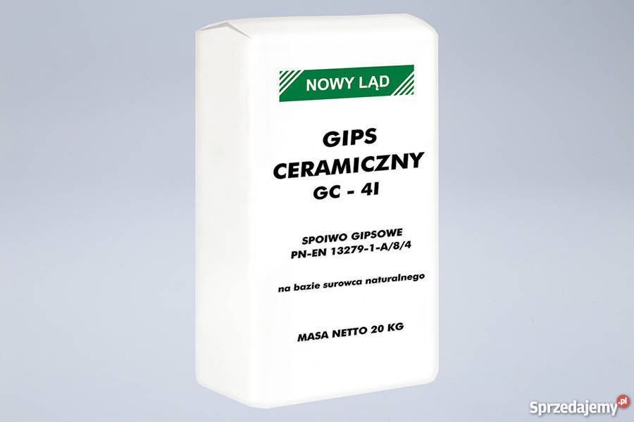 GIPS CERAMICZNY ŚNIEŻNOBIAŁY mki NOWY LĄD Warszawa