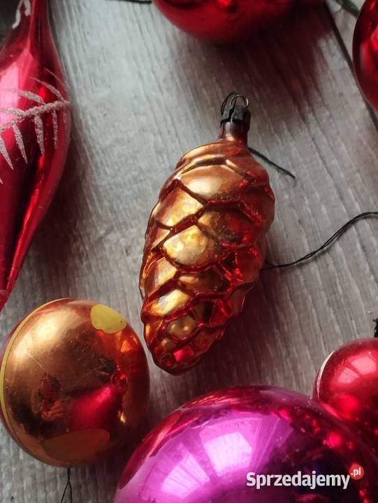 bombki szklane stare prl kolekcjonerów 39 sztuk