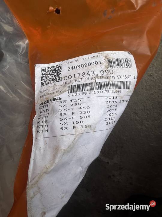 Plastiki KTM sxf350 sx125 20152016 Staszów