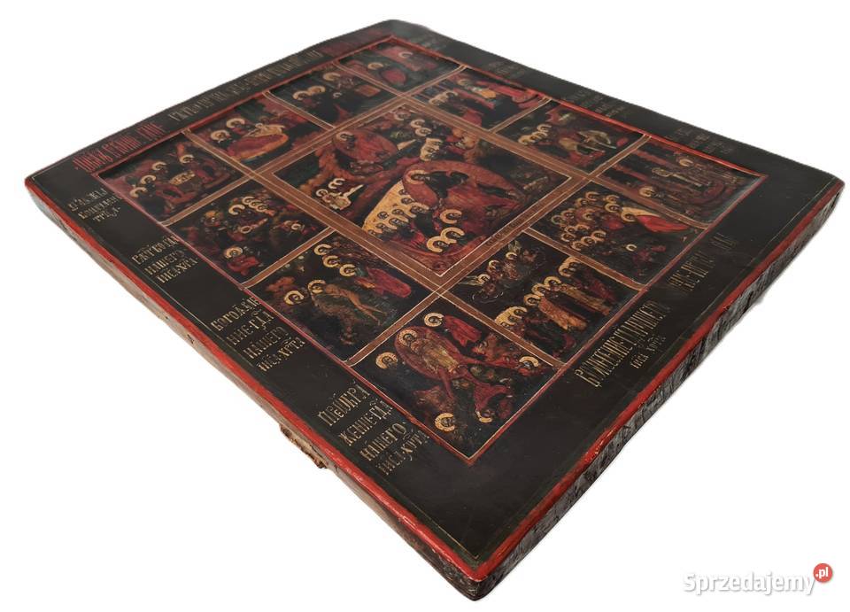 Ikona Prazdniki XVIII wiek 0246 Warszawa