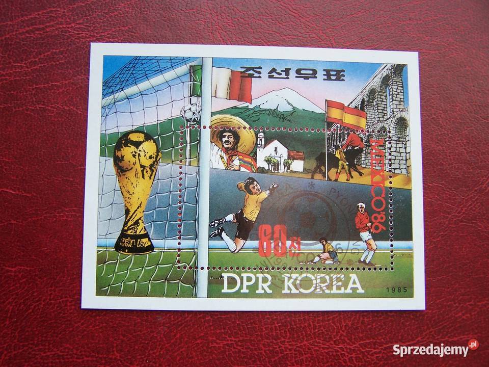Korea 1985 CTO Sport Piłka nożna MŚ Mexico 86 Kolekcje Tychy