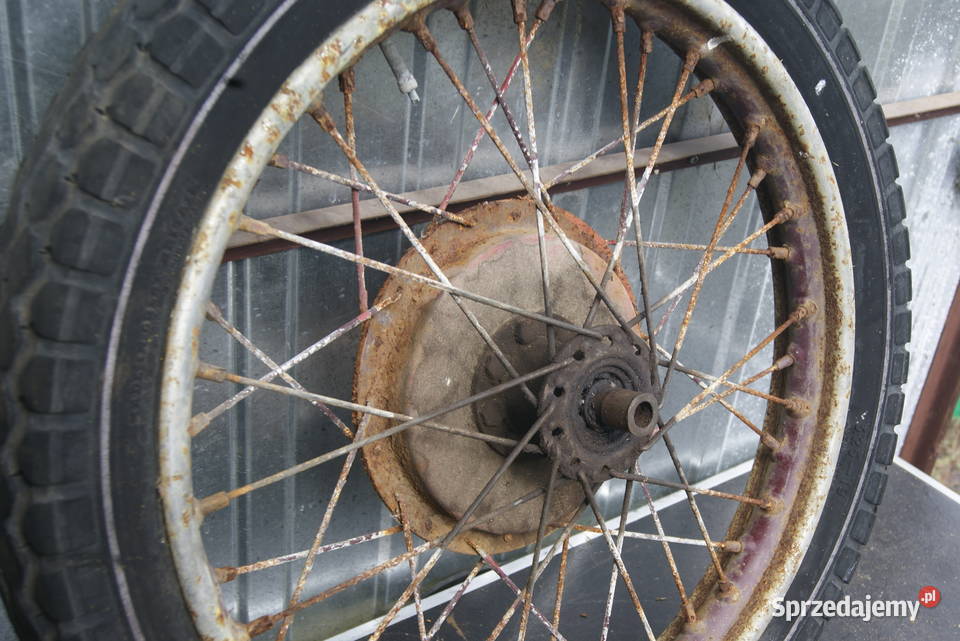 KOŁO TYŁ TRIUMPH MATCHLESS AJS BSA ARIEL ARDIE