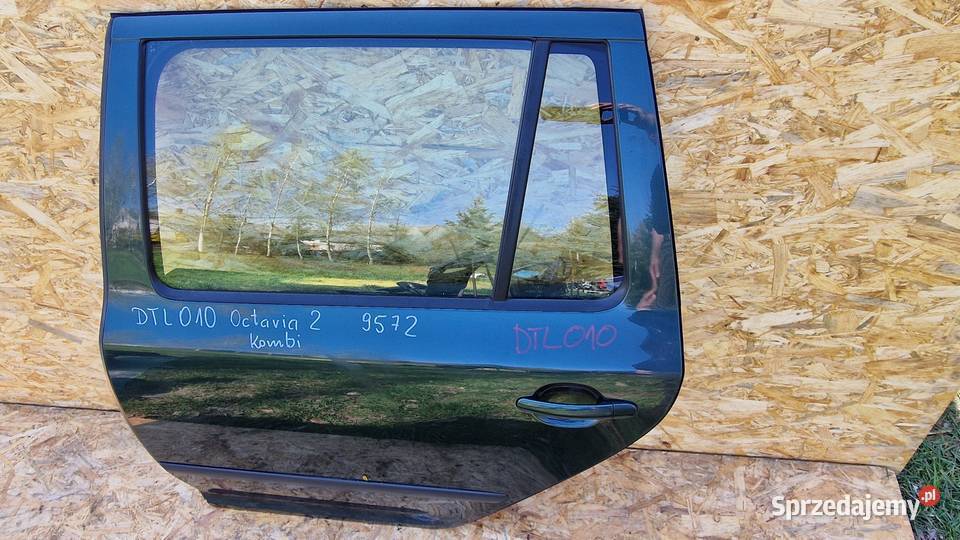 SKODA OCTAVIA 2 II KOMBI DRZWI TYŁ TYLNE LEWE osobowe Słowikowo