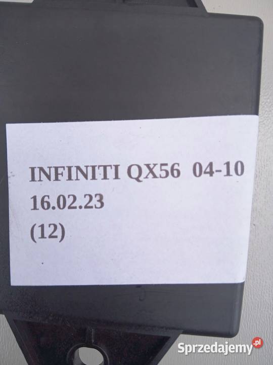 MODUŁ CZUJNIKÓW PARKOWANIA PDC INFINITI QX56 Nowy Tomyśl sprzedam