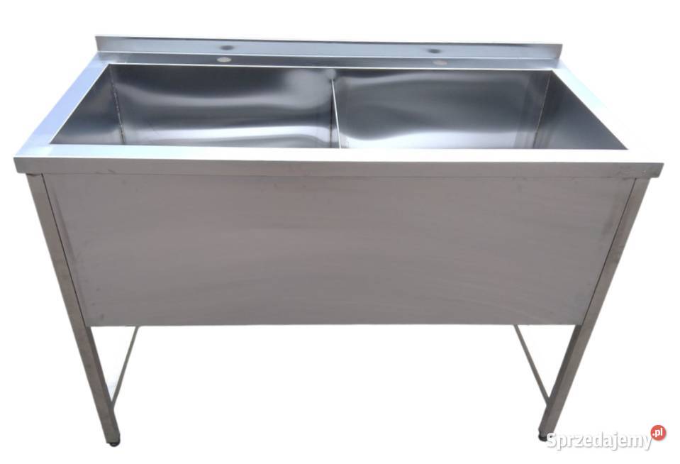 Zlew gastronomiczny dwukomorowy 1200600850 mm Gastronomia mazowieckie Warszawa
