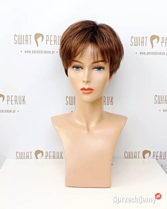 Krótka peruka syntetyczna Końskie