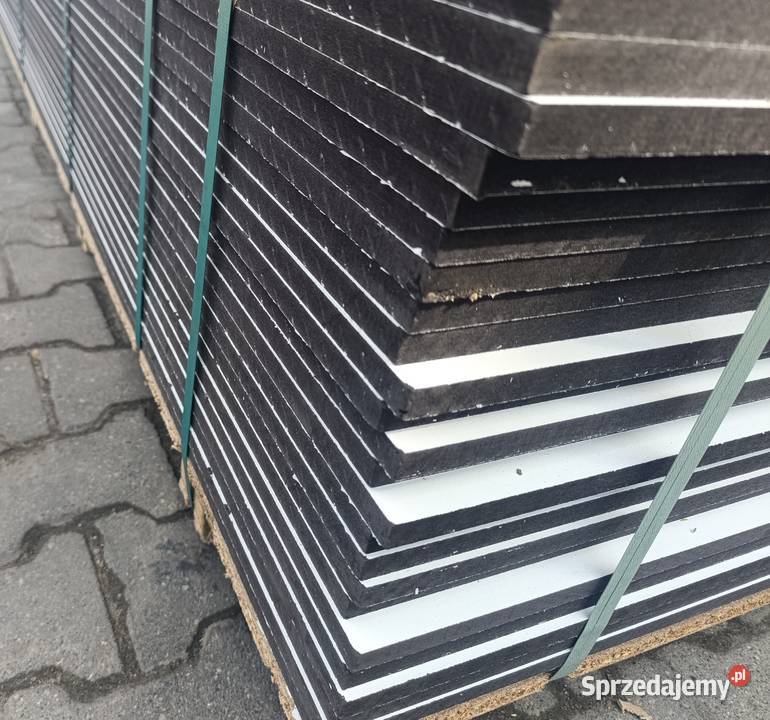 MDF laminat biały w masie czarny 16mm 2850 x wielkopolskie sprzedam