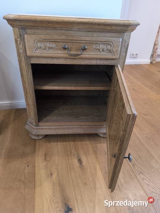 Piękne szafki stylowe dębowe komódki