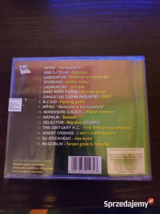 Płyta CD The Best Of Terrordrome 1997 RARYTAS mazowieckie Mińsk Mazowiecki