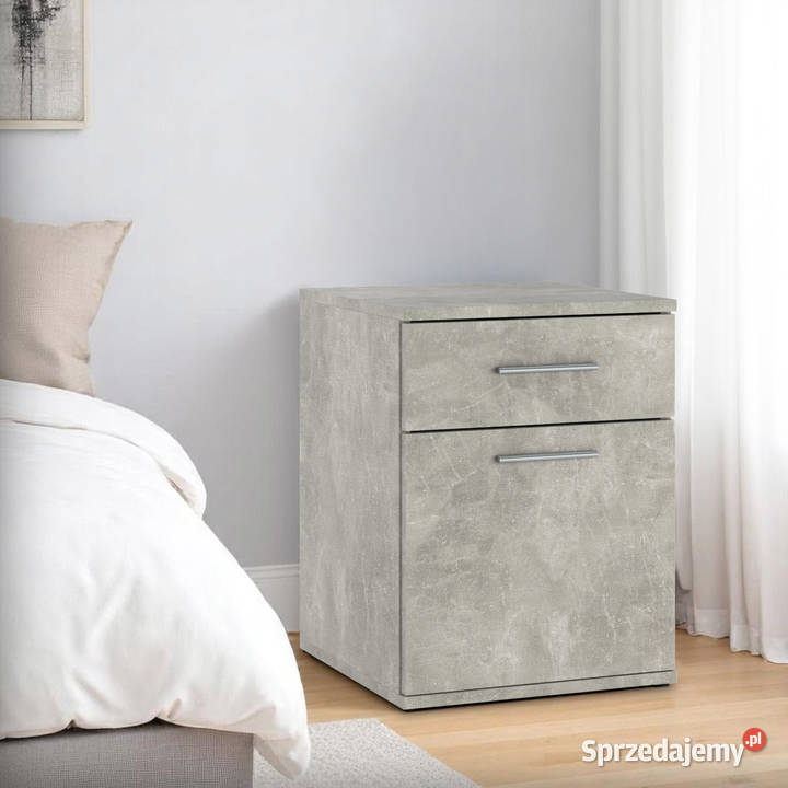 Szafka Nocna Duża 1 Szuflada Stolik Wąski 52cm Elbląg