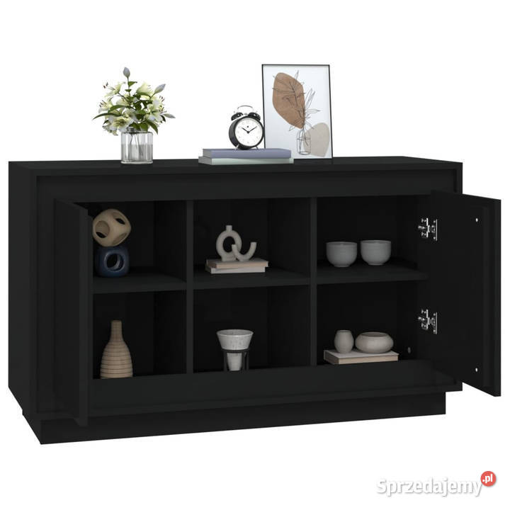 Szafka czarna 102x35x60 materiał drewnopochodny Warszawa sprzedam