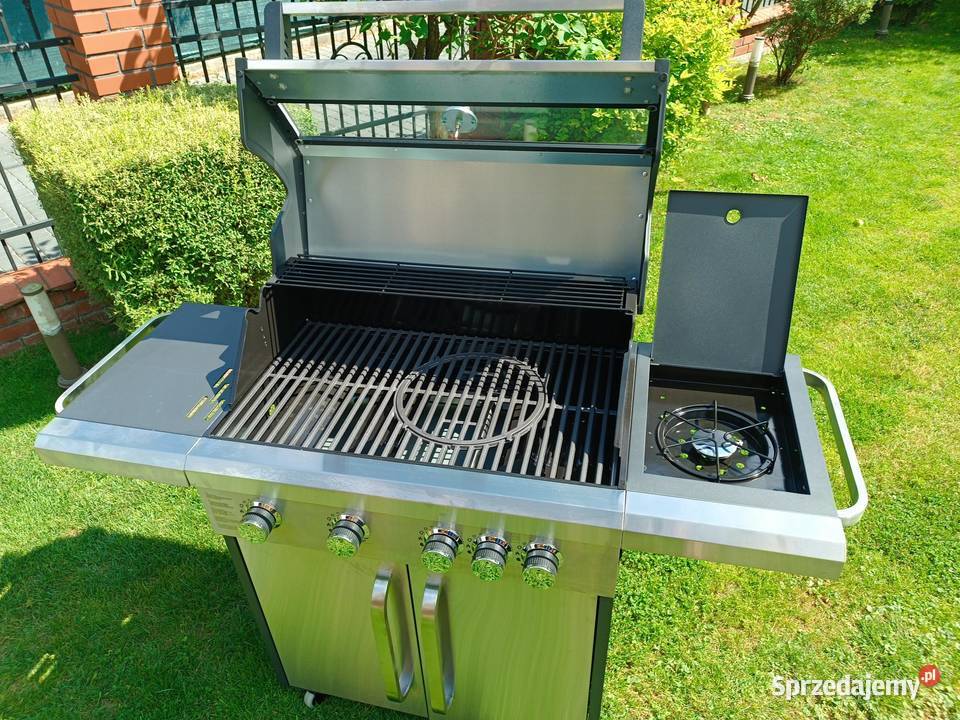 Grill gazowy Węglowy wynajem stoły krzesła Wieliczka