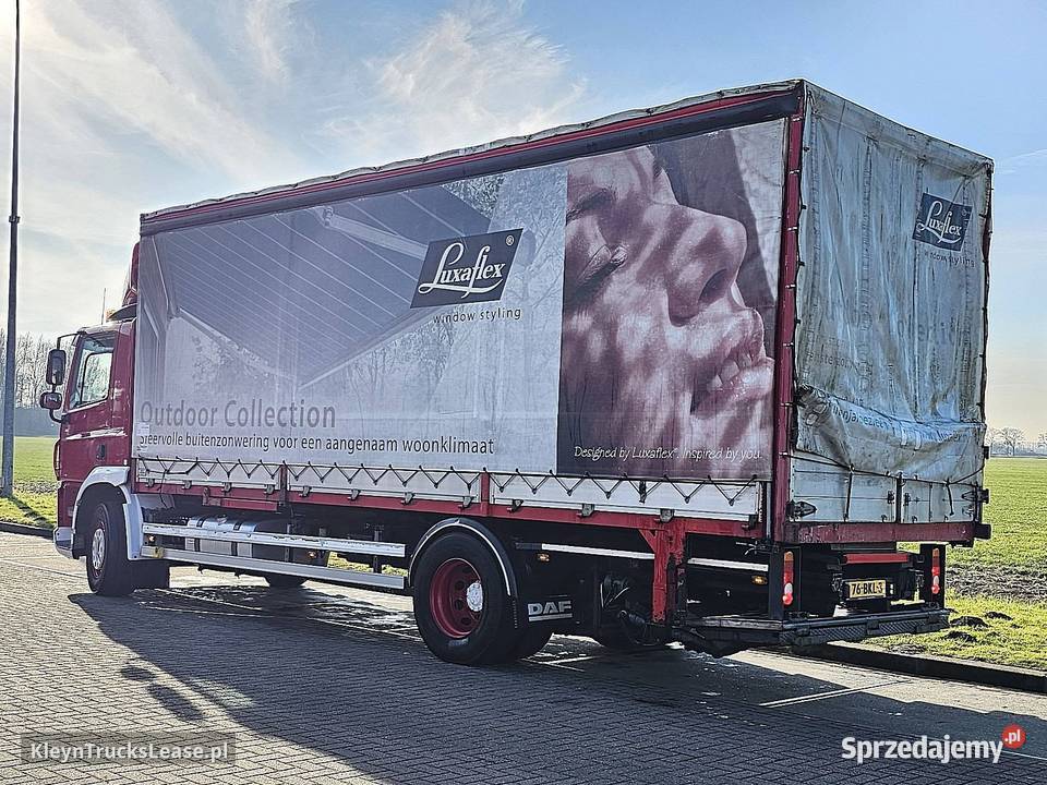 DAF CF 260 BDFBOX LIFT AIRCO firanka 4x2 2018 264KM pomorskie