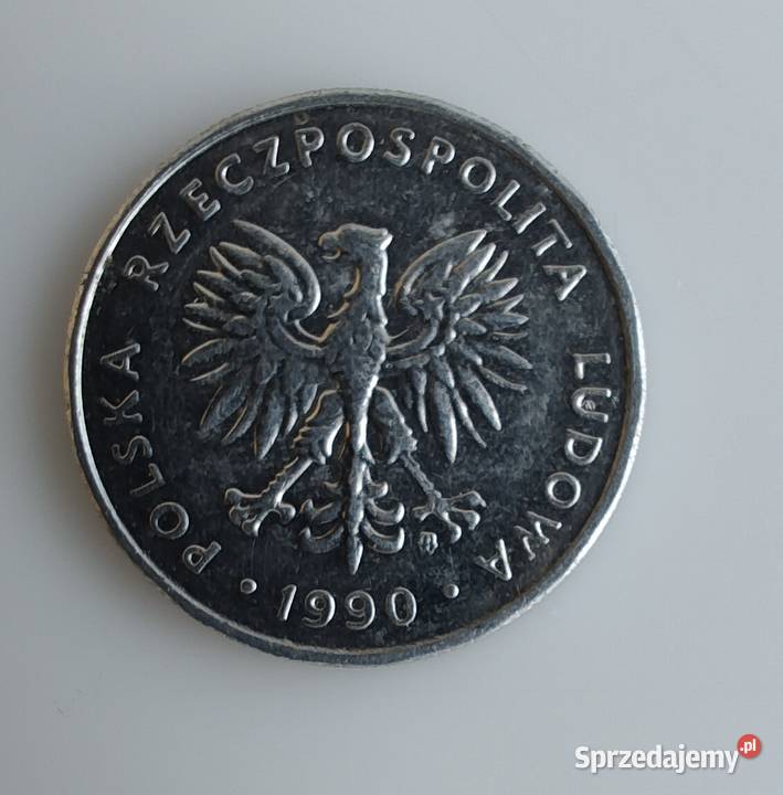 Moneta obiegowa 5 AL 1990 Kolekcje Olecko