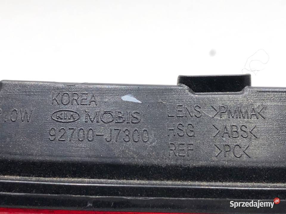 LAMPA STOP KIA CEED 92700J7300 Crossover ŚWIATŁO Światła stop