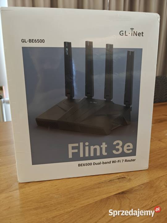 Router GLiNet Flint 3e fabrycznie nowy Warszawa sprzedam