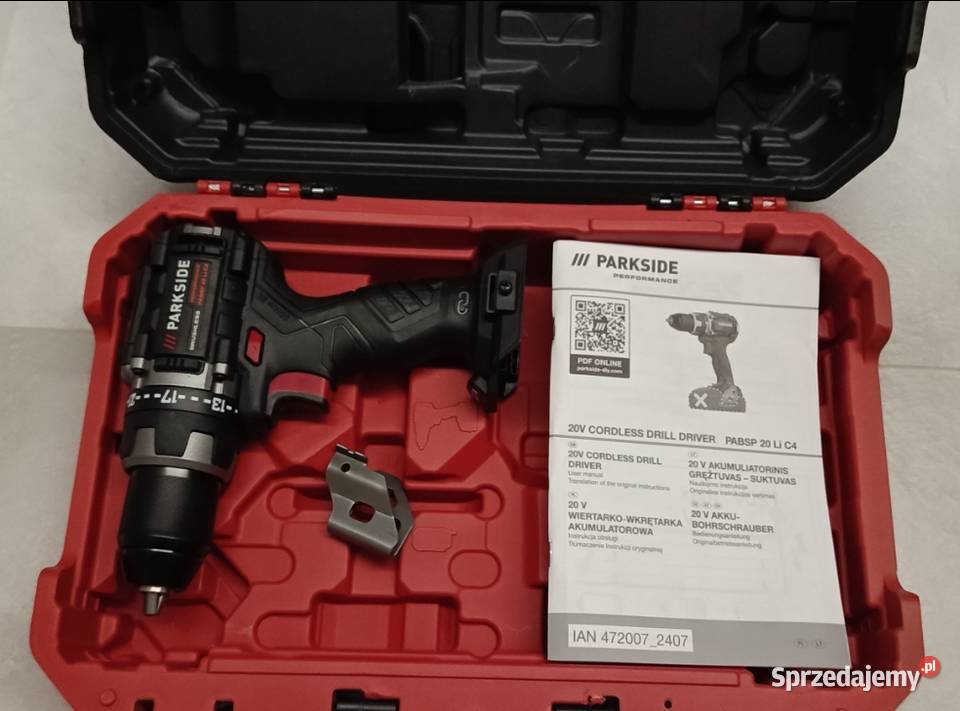 PARKSIDE PERFORMANCE Akumulatorowa Wiertarki i wkrętarki Ełk sprzedam