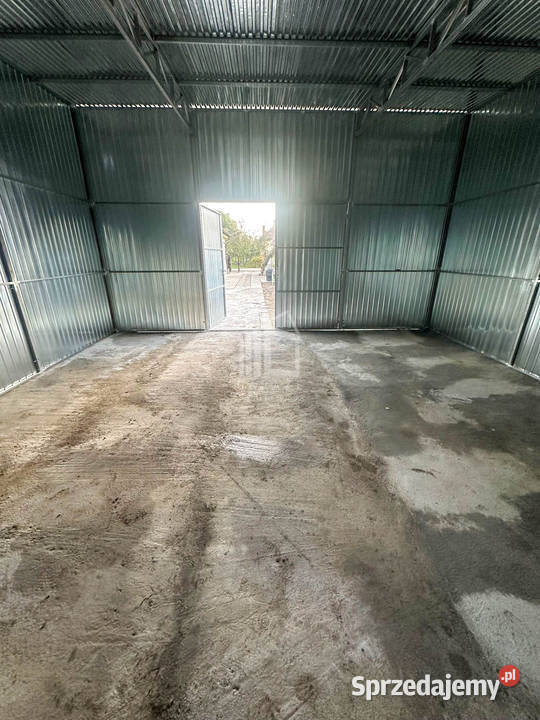 Garaż blaszany Hala 7x8m Brama dwuskrzydłowa samodzielny Żary sprzedam