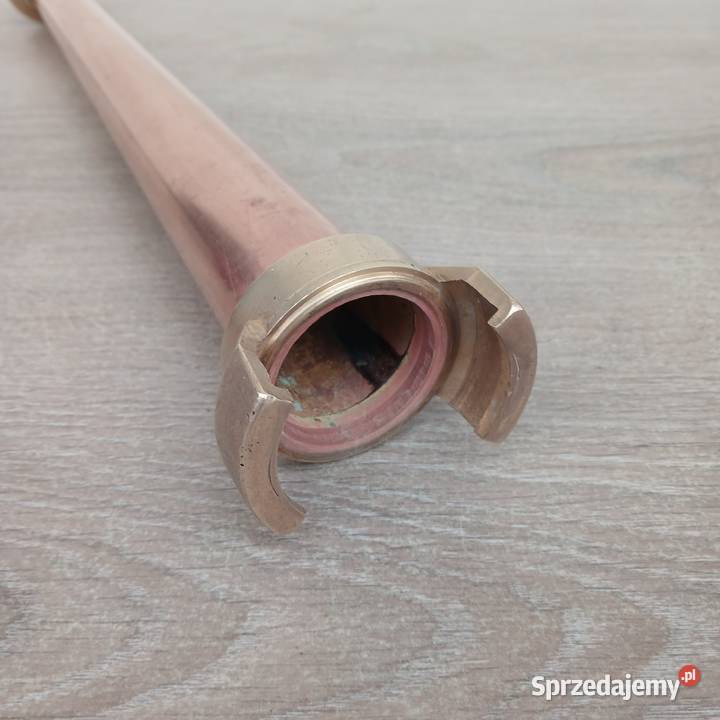 Duża prądownica strażacka stara sikawka Warszawa