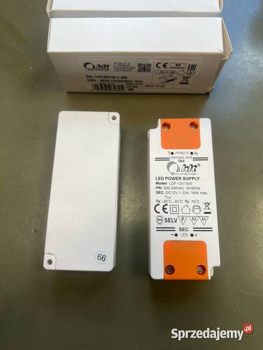Zasilacz LED 12V 16W 133A Kompaktowy IP20 śląskie sprzedam
