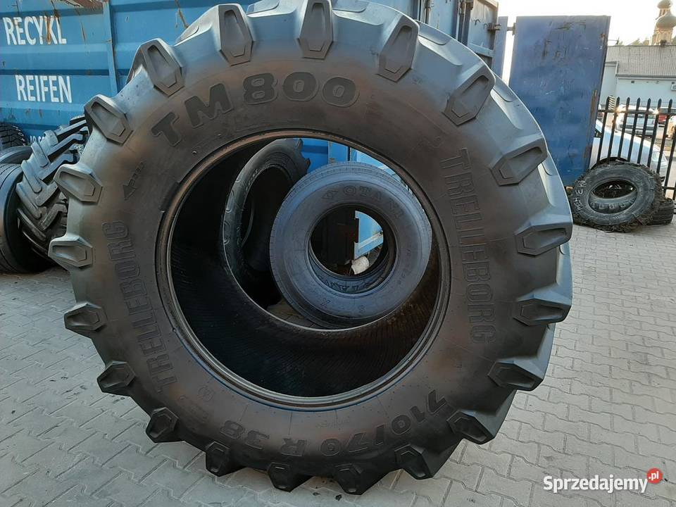Opona używana rolnicza 71070R38 TRELLEBORG TM800 Opony rolnicze Zaścianki