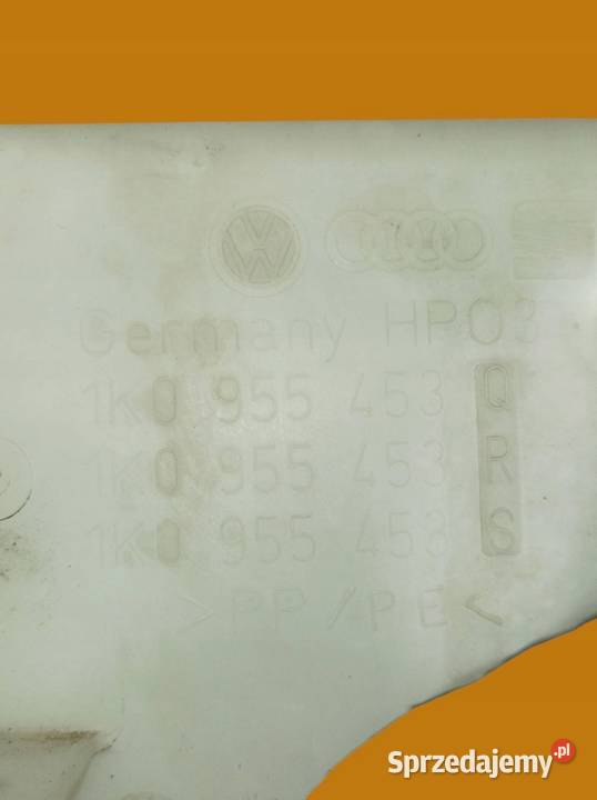 ZBIORNICZEK SPRYSKIWACZY 1K0955453Q VW Zbiorniki płynu do spryskiwaczy