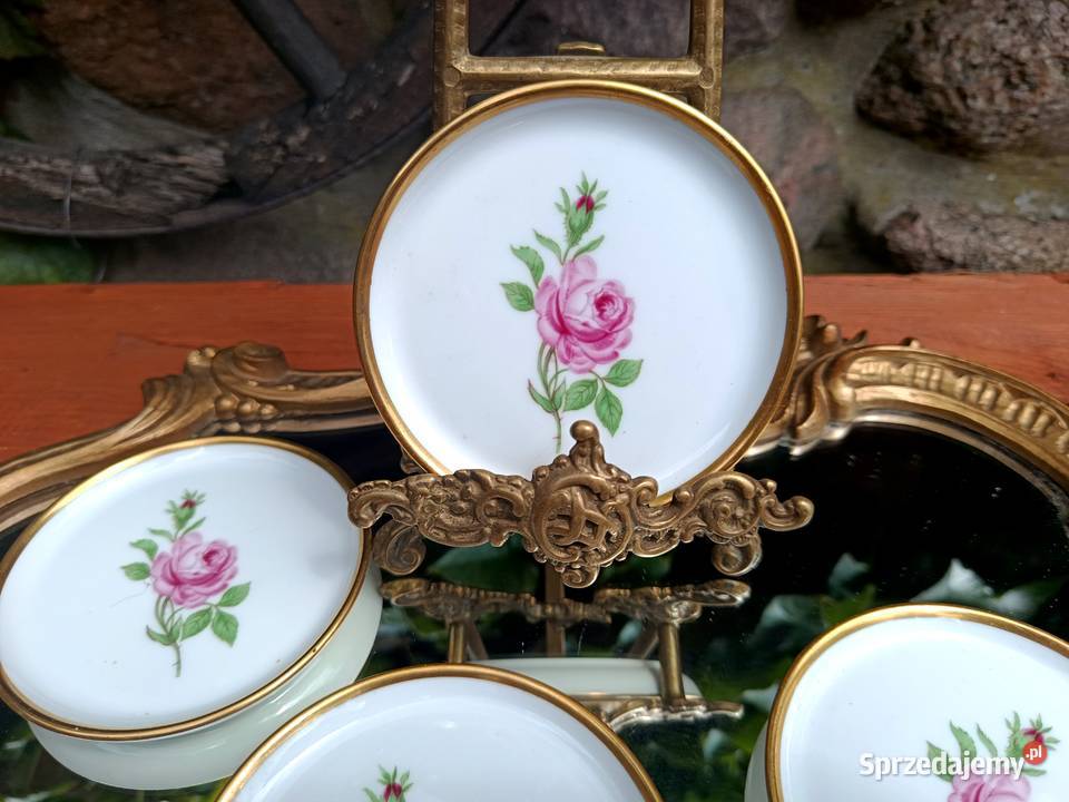 Talerzyki konfiturówki Frstenberg 4 Porcelana i szkło Porcelana i szkło Klenica