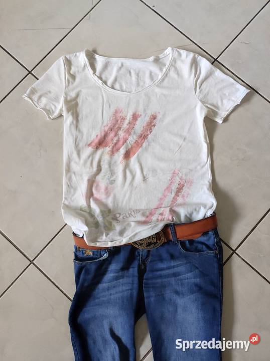 Made in Italy koszulka rozszerzana bawełniana Rozmiar 42(XL)