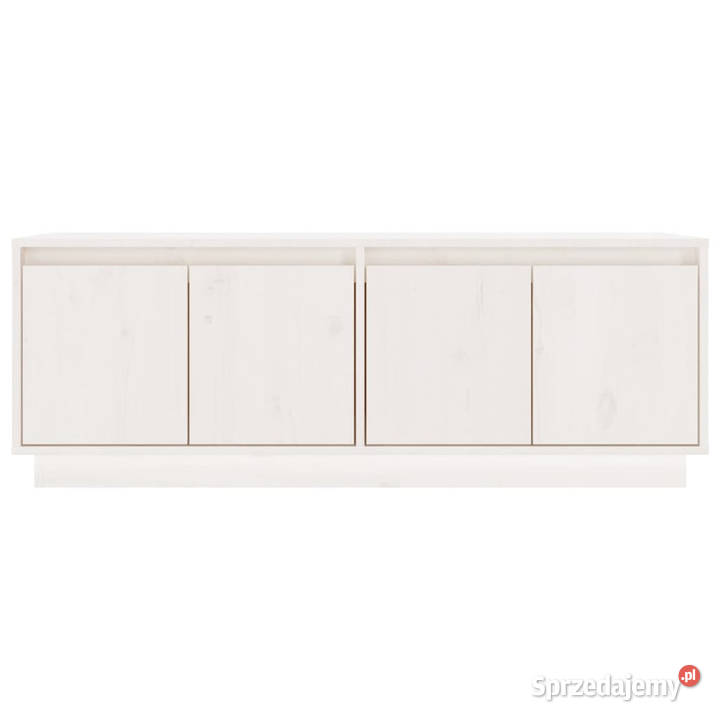 Szafka pod telewizor biała 110x34x40 lite drewno mazowieckie Warszawa