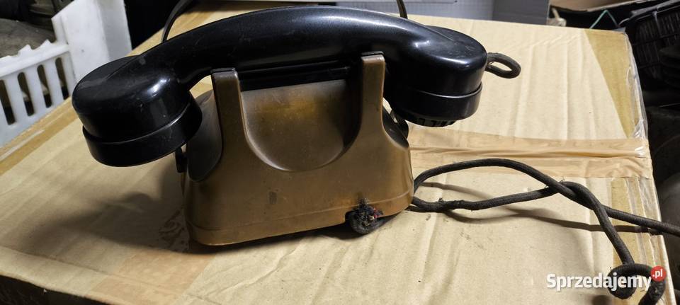 Telefon RTT 56 obudowa miedziana zabytek antyk Lutoryż