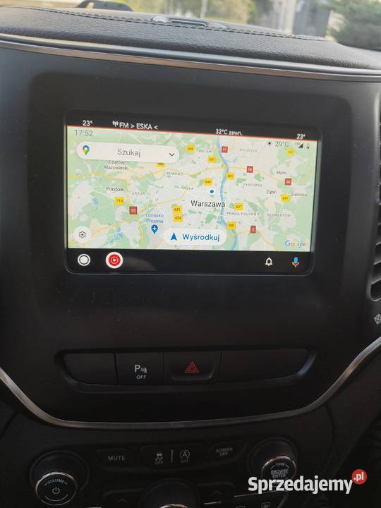 JEEP CHEROKEE KL 2014 Polski Mapy 2024 Światła Zamość