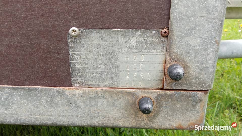 Przyczepka Fahrzeubau Sokołów Małopolski