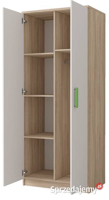 Szafa do pokoju dziecięcego 80 Półki i wieszak 80cm Opole