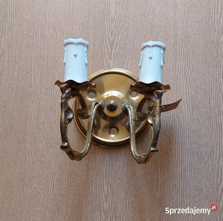 Kinkiet mosiężny Kinkiety