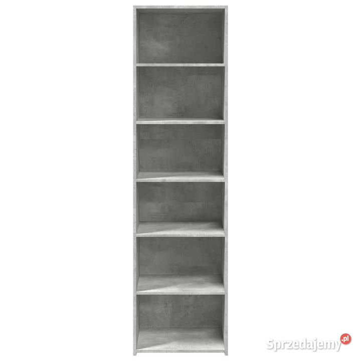 Wysoka szafka szarość betonu 50x41x185 WM3281683