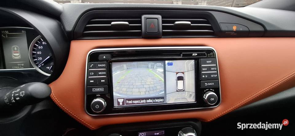 Nissan Micra K14 Bose Kamera 360 Nawi Rok produkcji 2017 śląskie Skoczów