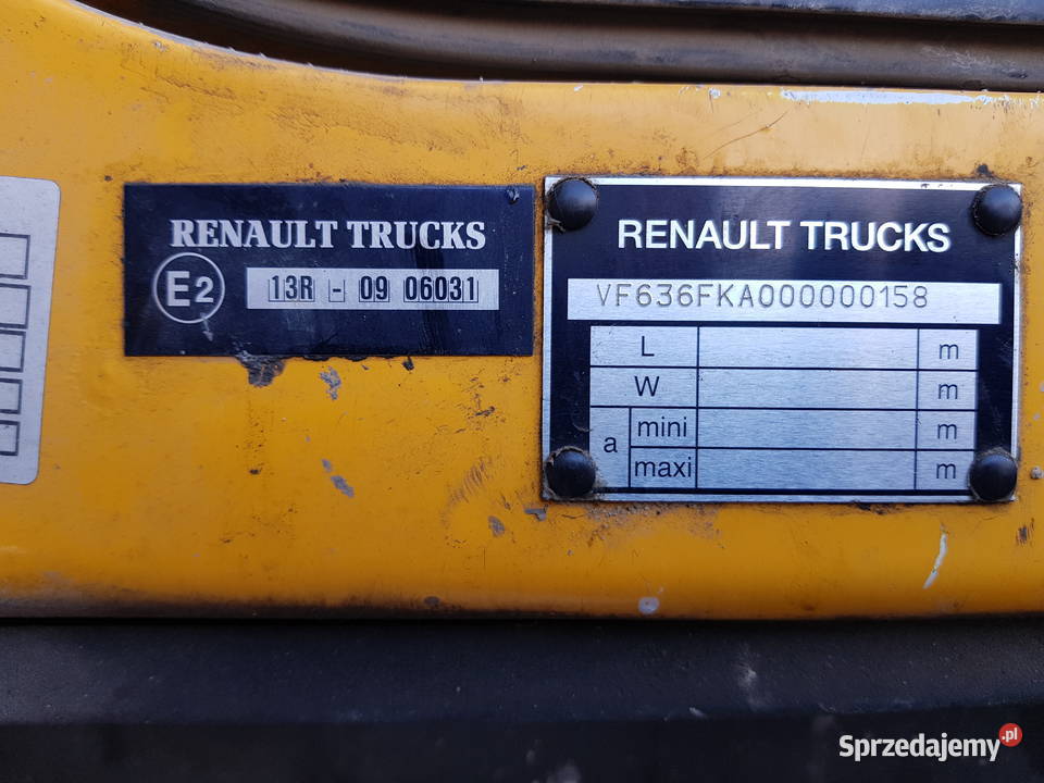 Syndyk sprzeda RENAULT KERAX 460 Z WYWROTKĄ diesel Samochody ciężarowe Warszawa sprzedam