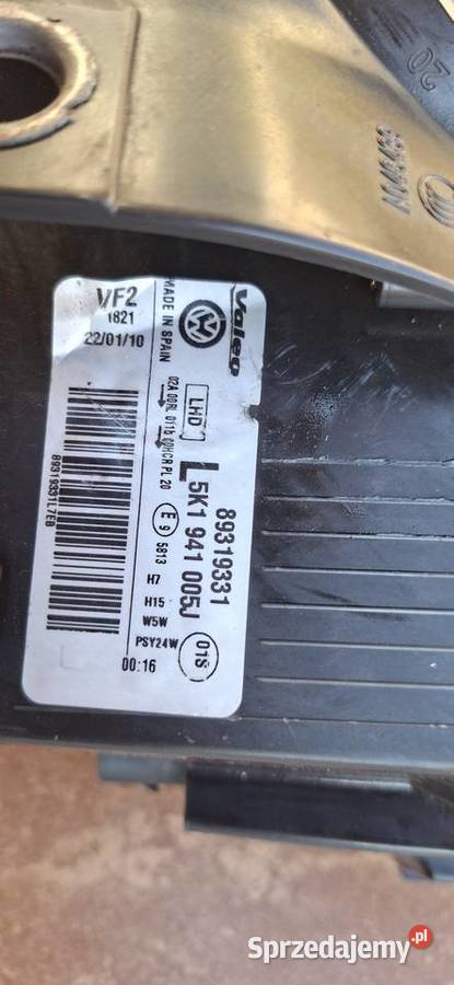 Lampy przednie leweprawe Golf 6gti Wersja EU manualna Brodnica sprzedam