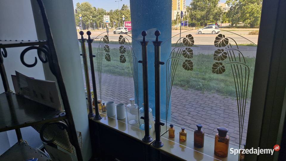 ozdobne giszety płotki barierki apteka mosiężne Sklep sprzedam