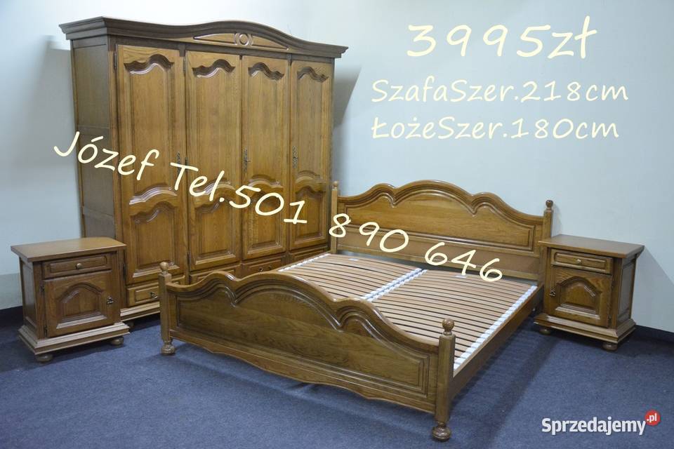 Piękna Sypialnia Debowa meble do sypialni Pszczyna